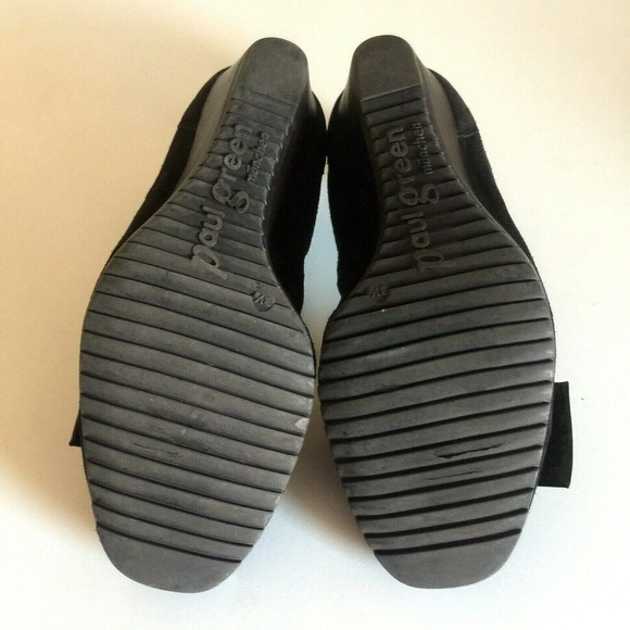 Paul Green Black Nola Wedge Pump Ballet Bow CapToe - Picture 8 of 8